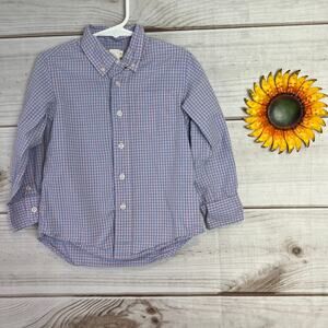Crewcuts Boys Cotton Button Down Shirt Size 2